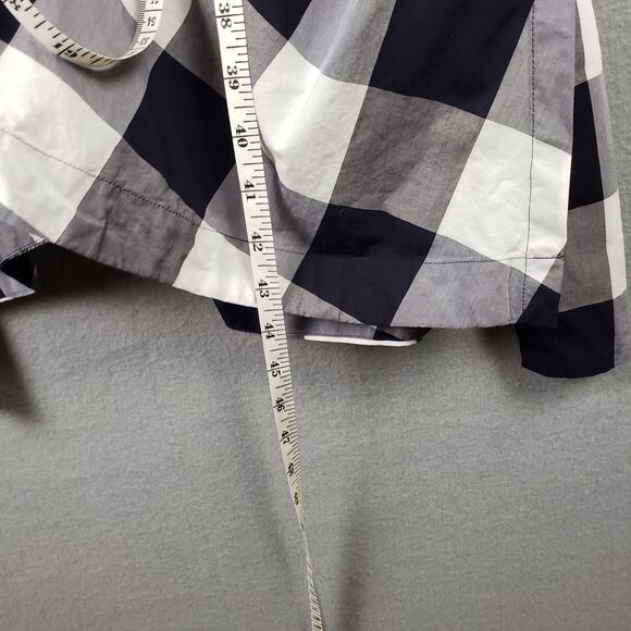 Ann Taylor Size S Sleeveless Buffalo Check Midi Dress Black Plaid Lagenlook Fall - Picture 8 of 11